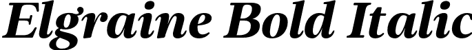 Elgraine Bold Italic font - Elgraine-BoldItalic.otf