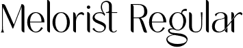 Melorist Regular font - Melorist.otf