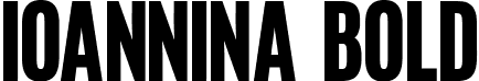 Ioannina Bold font - Ioannina Bold.otf