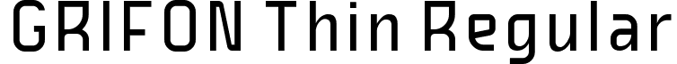 GRIFON Thin Regular font - GRIFONThin.ttf