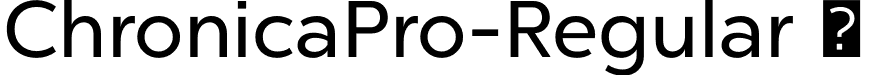 ChronicaPro-Regular  font - ChronicaPro-Regular.otf