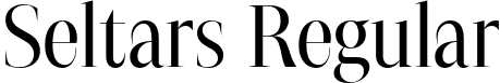 Seltars Regular font - Seltars.ttf