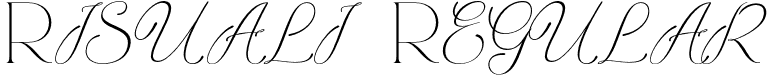 Risuali Regular font - Risuali.otf