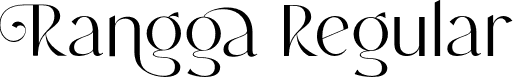 Rangga Regular font - rangga.otf