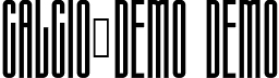 Calcio-Demo Demo font - calcio-demo-400.ttf