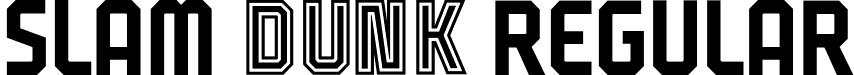 Slam Dunk Regular font - slamdunk.otf