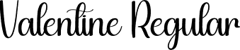 Valentine Regular font - Valentine.otf