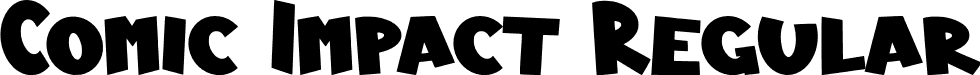 Comic Impact Regular font - Comic Impact.otf