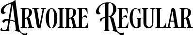 Arvoire Regular font - Arvoire Leonard.ttf