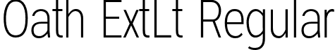 Oath ExtLt Regular font - Oath-ExtraLight.otf