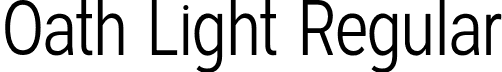 Oath Light Regular font - Oath-Light.otf