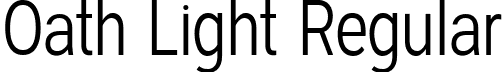 Oath Light Regular font - Oath-Light.ttf