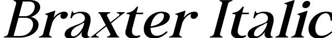 Braxter Italic font - Braxter Italic.otf