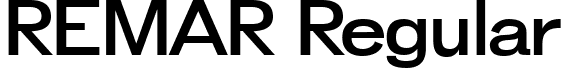 REMAR Regular font - Remar Regular.ttf