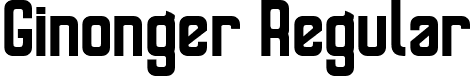 Ginonger Regular font - Ginonger.ttf