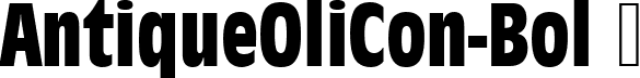 AntiqueOliCon-Bol  font - AntiqueOliCon-Bol.ttf