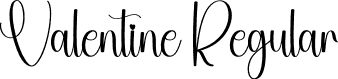 Valentine Regular font - Valentine.otf