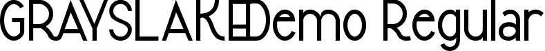 Grayslake Demo Regular font - GrayslakeDemoRegular.ttf