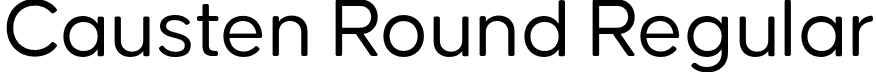 Causten Round Regular font - CaustenRound-Regular.otf