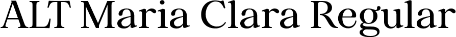 ALT Maria Clara Regular font - altmariaclara-regular.otf