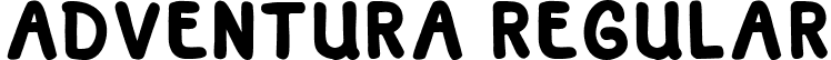 Adventura Regular font - me55enjah - Adventura  FREE.ttf