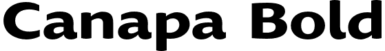 Canapa Bold font - Canapa-Bold.otf