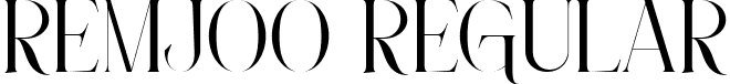 Remjoo Regular font - remjooregular-rvxbb.ttf