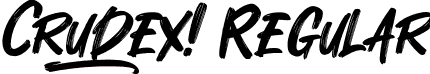 Crudex Regular font - Crudex-4BDYB.ttf