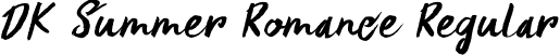 DK Summer Romance Regular font - DK Summer Romance.otf