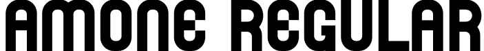 AMONE Regular font - Amone.otf