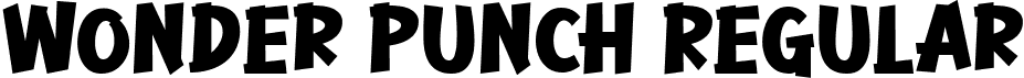 Wonder Punch Regular font - Wonder Punch.otf