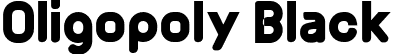 Oligopoly Black font - Oligopoly Black.otf