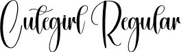 Cutegirl Regular font - Cutegirl.otf