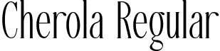 Cherola Regular font - cherolaregular-1j2b4.ttf