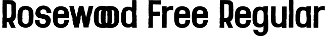 Rosewood Free Regular font - Rosewood Free.otf