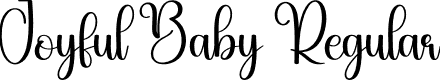 Joyful Baby Regular font - Joyful-Baby.otf