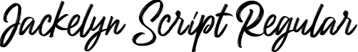 Jackelyn Script Regular font - Jackelyn Script.ttf