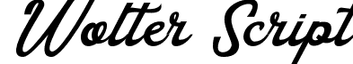 Wolter Script font - Wolter-Script.otf