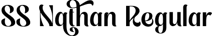 SS Nathan Regular font - ss-nathan.otf