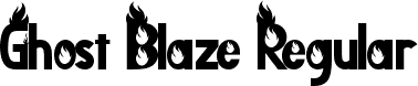 Ghost Blaze Regular font - Ghost-Blaze-TTF-Demo.ttf