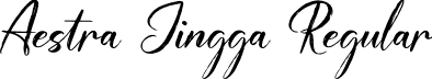 Aestra Jingga Regular font - Aestra-Jingga-Demo.otf