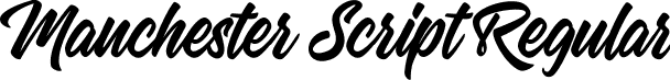 Manchester Script Regular font - ManchesterScript.ttf