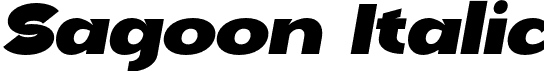 Sagoon Italic font - sagon-italic.otf