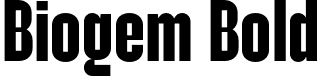 Biogem Bold font - Biogem-Bold.otf