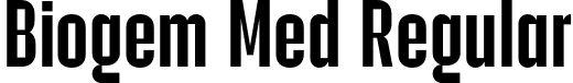 Biogem Med Regular font - Biogem-Medium.otf