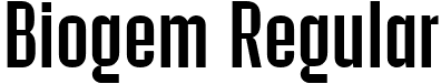 Biogem Regular font - Biogem-Regular.ttf