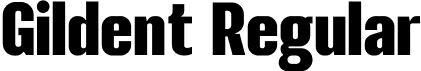 Gildent Regular font - Gildent.otf