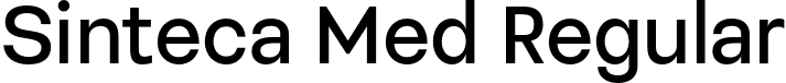 Sinteca Med Regular font - Sinteca-Medium.otf