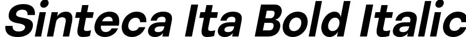 Sinteca Ita Bold Italic font - Sinteca-BoldItalic.otf