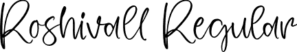 Roshivall Regular font - Roshivall-p7vWr.otf